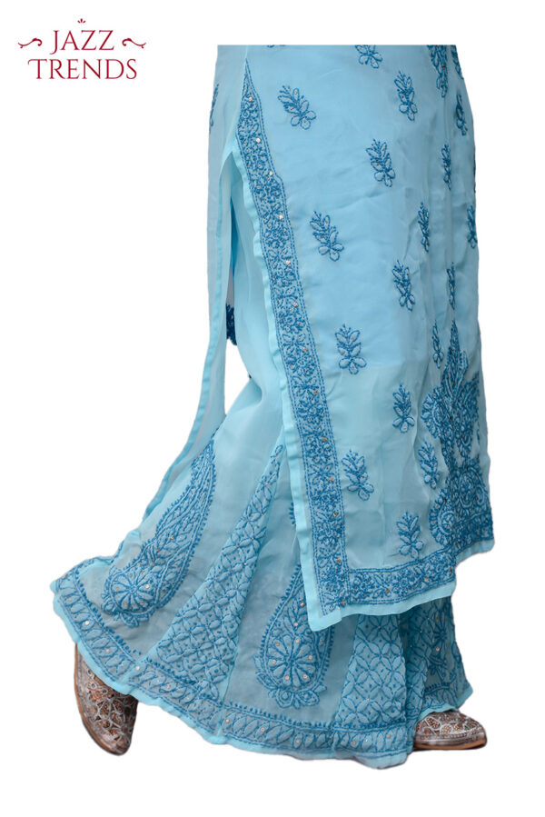 Georgette Chikankari Kurta