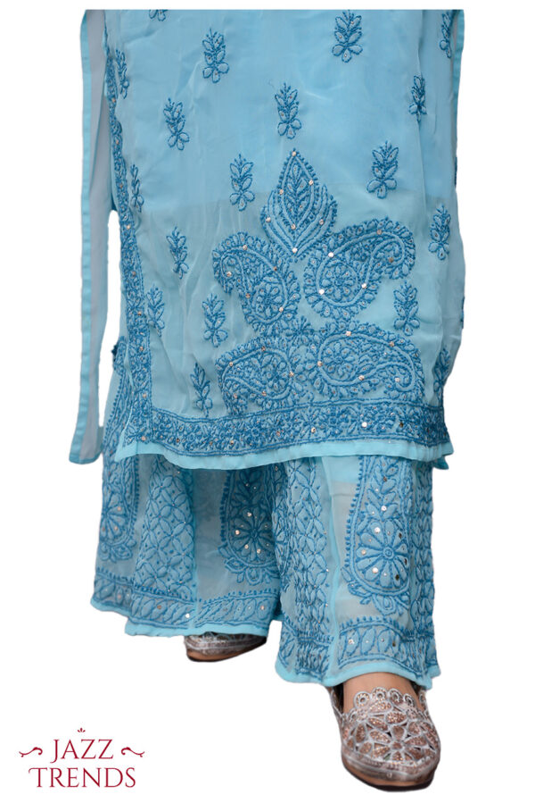 Georgette Chikankari Kurta